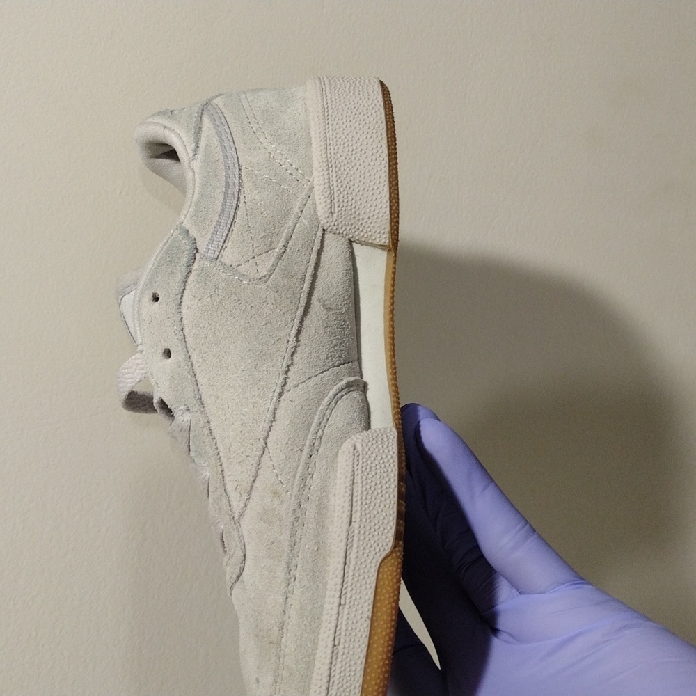 Reebok Grey Boy's Back to School Sneakers Kids - Very Good Condition - Size 2 - Picture 3 of 5